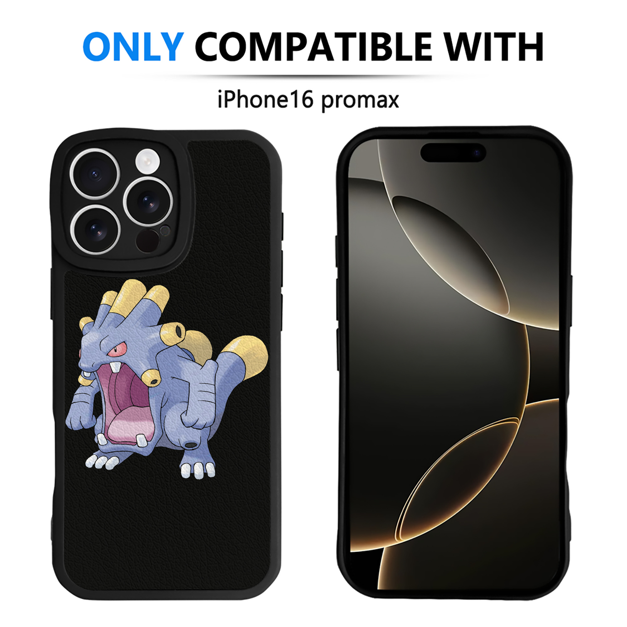（画像用） ポケットモンスター Pokémon 【iPhone 16シリーズ対応】シリコンスマホケース（レザー調） 材質：シリコン